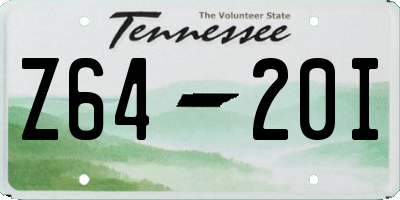 TN license plate Z6420I