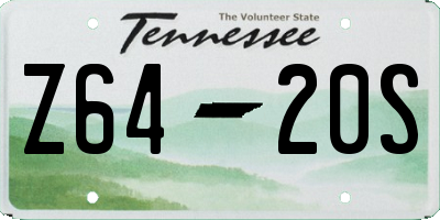 TN license plate Z6420S