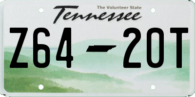 TN license plate Z6420T