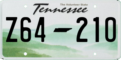 TN license plate Z6421O