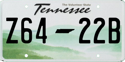 TN license plate Z6422B