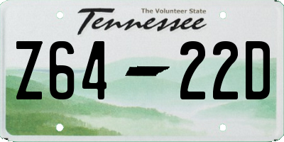 TN license plate Z6422D