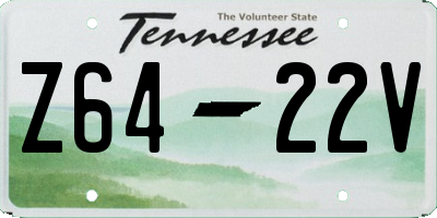 TN license plate Z6422V