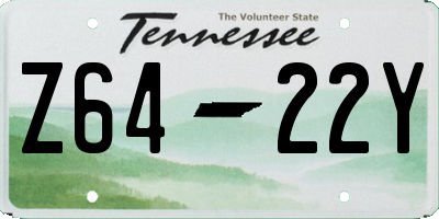 TN license plate Z6422Y