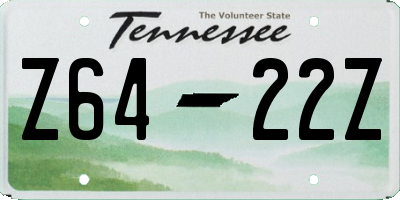 TN license plate Z6422Z