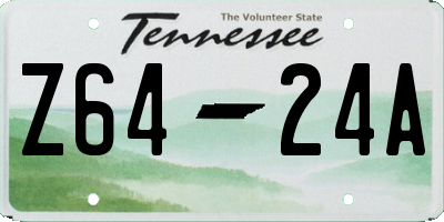 TN license plate Z6424A