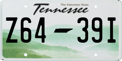 TN license plate Z6439I