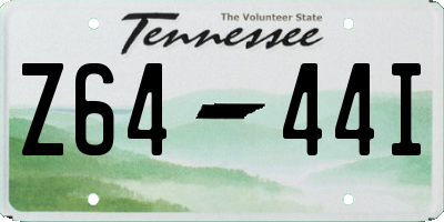TN license plate Z6444I