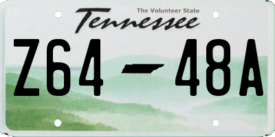 TN license plate Z6448A