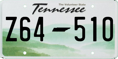 TN license plate Z6451O