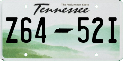 TN license plate Z6452I