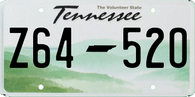 TN license plate Z6452O