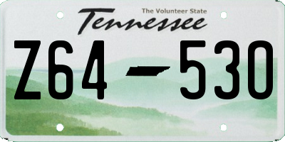 TN license plate Z6453O