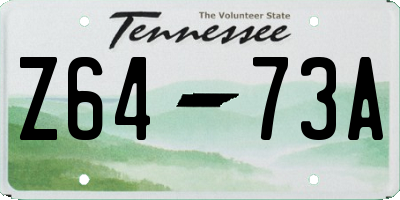 TN license plate Z6473A