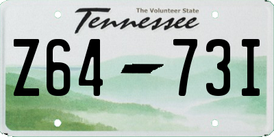 TN license plate Z6473I