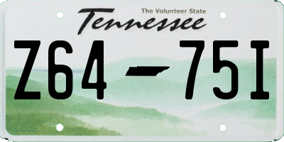TN license plate Z6475I