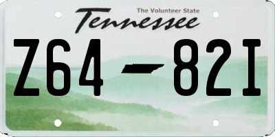 TN license plate Z6482I