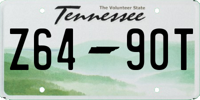 TN license plate Z6490T