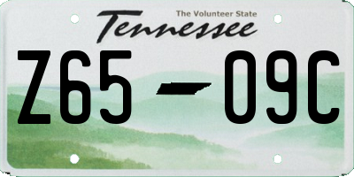 TN license plate Z6509C
