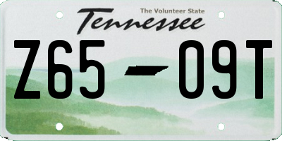 TN license plate Z6509T