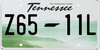 TN license plate Z6511L