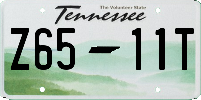 TN license plate Z6511T