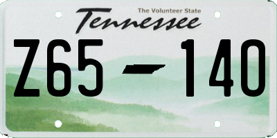 TN license plate Z6514O