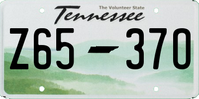 TN license plate Z6537O