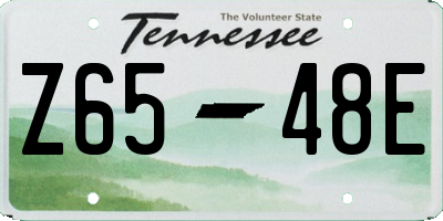 TN license plate Z6548E