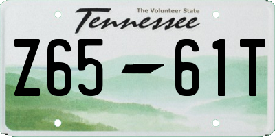 TN license plate Z6561T