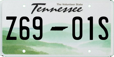 TN license plate Z6901S