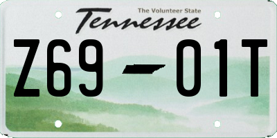TN license plate Z6901T