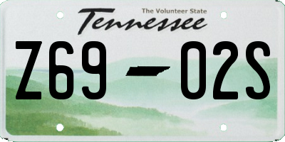 TN license plate Z6902S