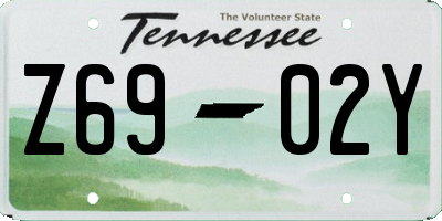 TN license plate Z6902Y