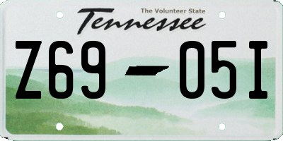 TN license plate Z6905I