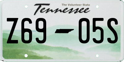 TN license plate Z6905S