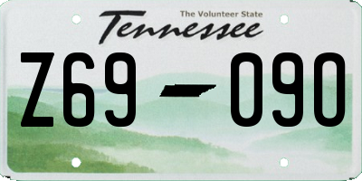 TN license plate Z6909O