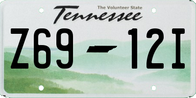 TN license plate Z6912I