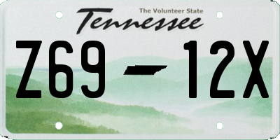 TN license plate Z6912X