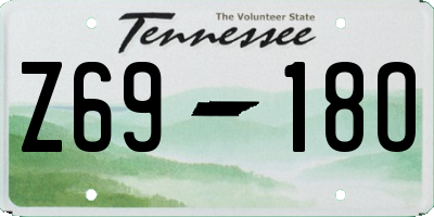 TN license plate Z6918O
