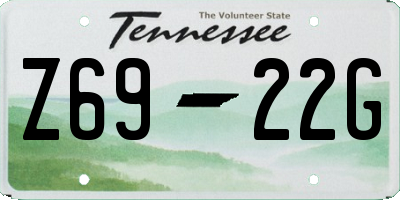 TN license plate Z6922G