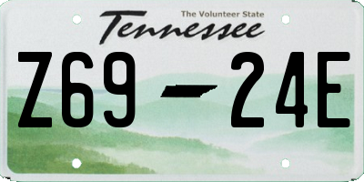 TN license plate Z6924E