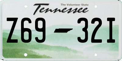 TN license plate Z6932I
