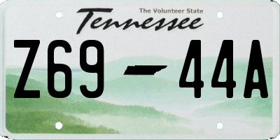 TN license plate Z6944A