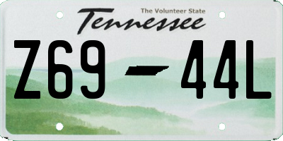 TN license plate Z6944L