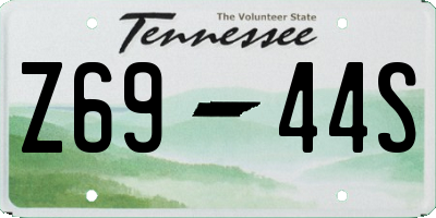 TN license plate Z6944S