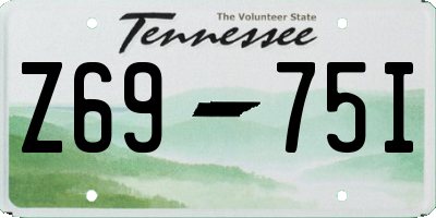 TN license plate Z6975I