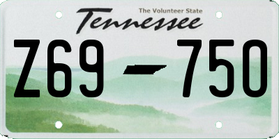 TN license plate Z6975O