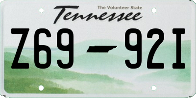 TN license plate Z6992I