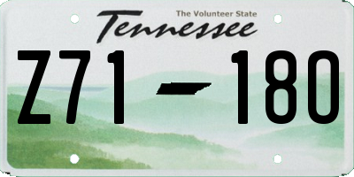 TN license plate Z7118O